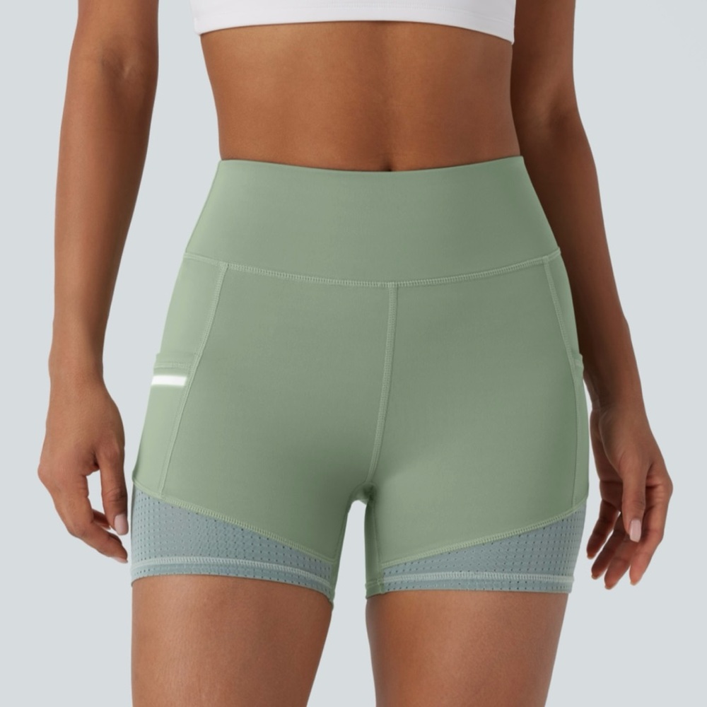 🆕HALARA Softlyzero Perforated Biker Shorts